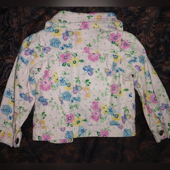 White Denim Baby Jacket 24m - Picture 2 of 3